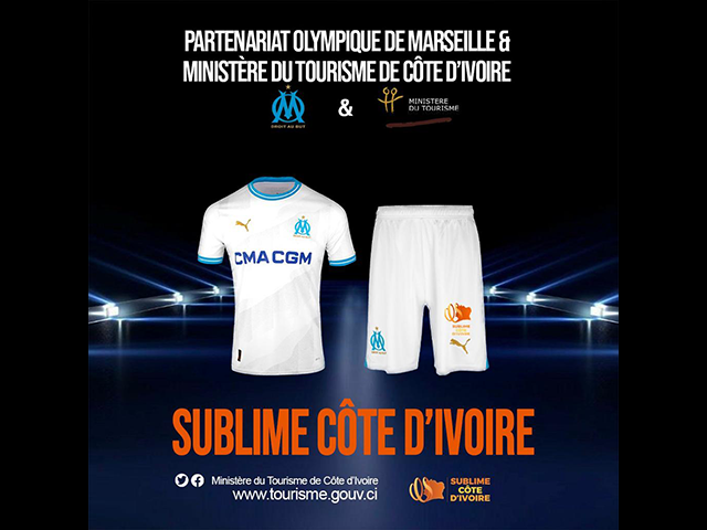 PARTENARIAT : L'OLYMPIQUE DE MARSEILLE ET LE MINISTÈRE DU TOURISME DE CÔTE D'IVOIRE S'UNISSENT POUR 3 ANS.