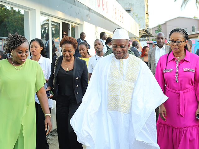 Le Ministre Siandou Fofana lors du lancement de "Week-end loisirs à Babi" le 14 juillet 2023 à Paradisia-Cocody