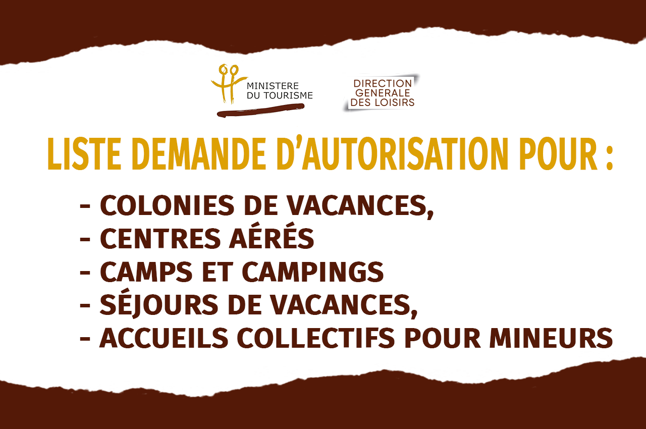 COMMUNIQUÉ PORTANT DÉCLARATION DE CENTRE DE LOISIRS, CENTRE AÉRÉ, SEJOUR OU COLONIE DE VACANCES EN CÔTE D'IVOIRE OU À L'ÉTRANGER POUR L'ANNÉE 2023